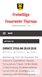 Mobile Screenshot of ff-thyrnau.de